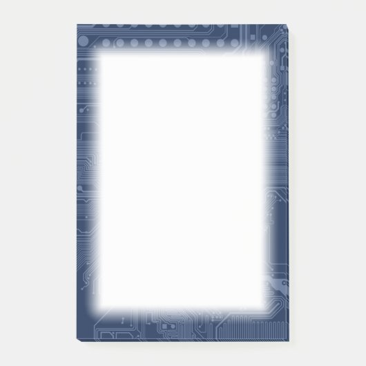 Motherboard-Schaltmuster für Blaugrippe Post-it Klebezettel (Vorderseite)