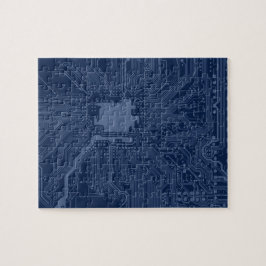 Motherboard-Schaltmuster für Blaugrippe Puzzle