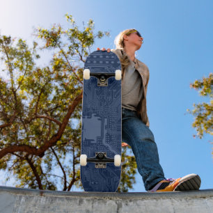 Motherboard-Schaltmuster für Blaugrippe Skateboard