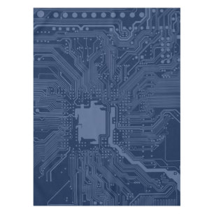 Motherboard-Schaltmuster für Blaugrippe Tischdecke