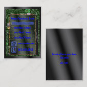 Motherboard Visitenkarte (Vorne/Hinten)