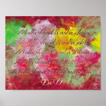 Motherhood Poster by 3SqMeals