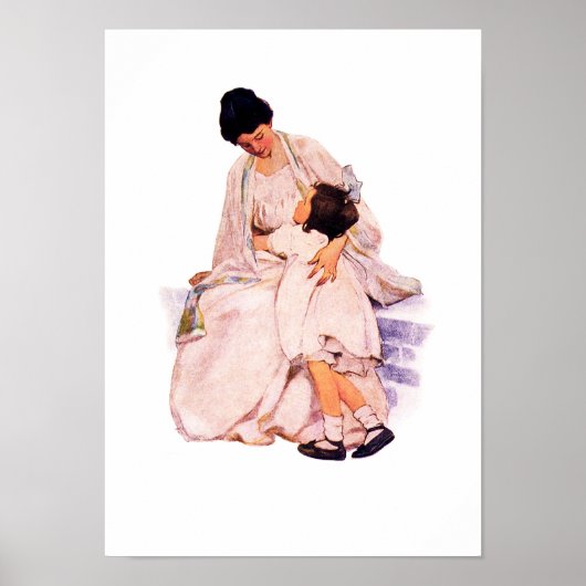 "Motherhood" von Jessie Willcox Smith Poster (Vorne)