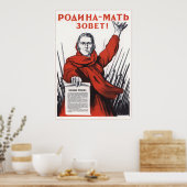 Motherland-Ruf Poster (Küche)