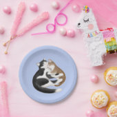 Motherly Liebe-Katzen-PapierTeller Pappteller (Party)