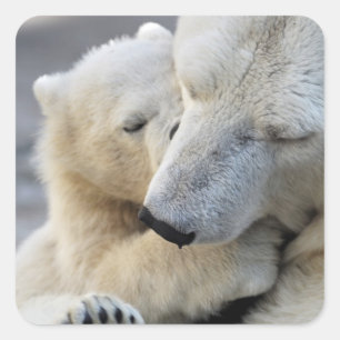 Motherly Liebe Quadratischer Aufkleber