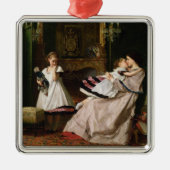 Motherly Liebe Silbernes Ornament (Vorne)