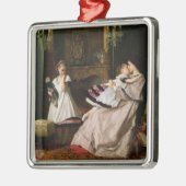 Motherly Liebe Silbernes Ornament (Links)