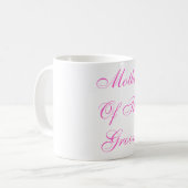 MotherOf TheGroom Kaffeetasse (Vorderseite Links)