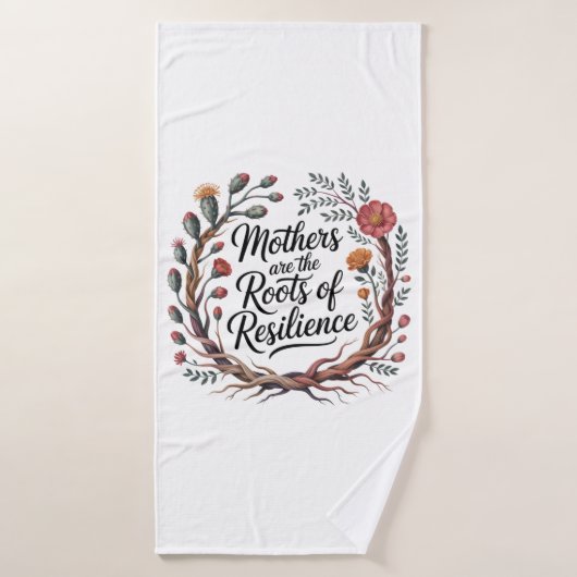 Mothers Are The Roots Of Resilience Badehandtuch (Badehandtuch)