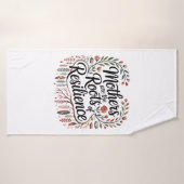 Mothers Are The Roots Of Resilience Badehandtuch (Badehandtuch)