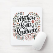 Mothers Are The Roots Of Resilience Mousepad (Mit Mouse)