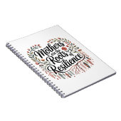 Mothers Are The Roots Of Resilience Notizblock (Rechte Seite)