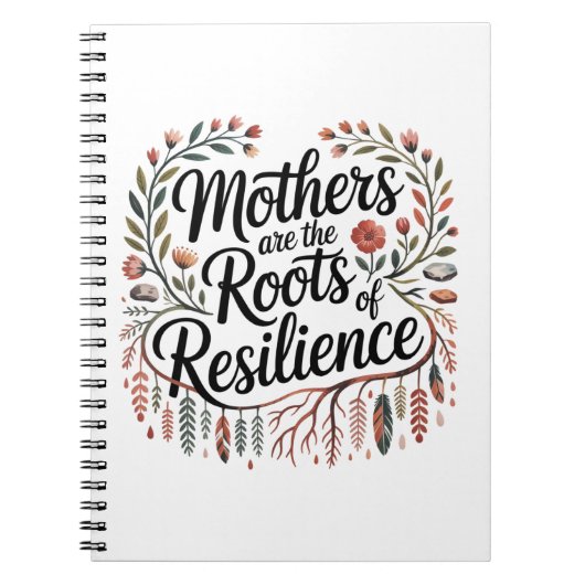 Mothers Are The Roots Of Resilience Notizblock (Vorderseite)