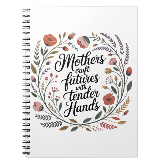 Mothers Craft Futures With Tender Hands Notizblock (Vorderseite)