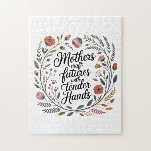 Mothers Craft Futures With Tender Hands Puzzle (Vertikal)