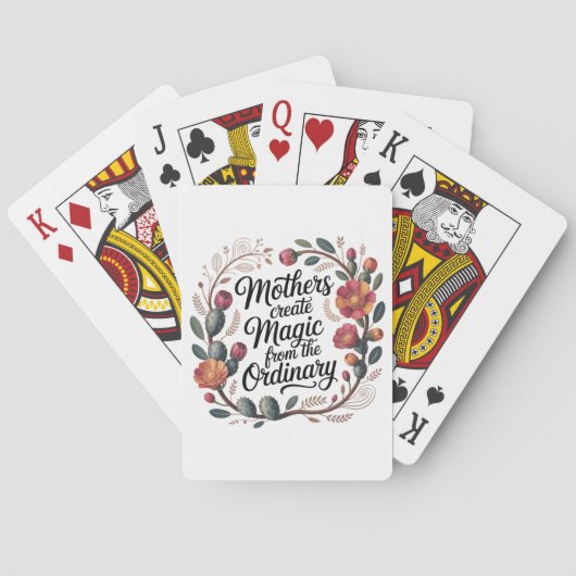 Mothers Create Magic From The Ordinary Spielkarten (Rückseite)
