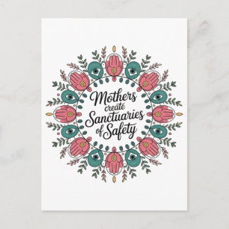 Mothers Create Sanctuaries Of Safety Einladungspostkarte