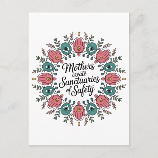 Mothers Create Sanctuaries Of Safety Einladungspostkarte (Vorderseite)