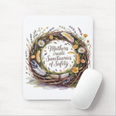 Mothers Create Sanctuaries Of Safety Mousepad (Mit Mouse)