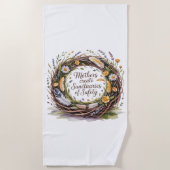 Mothers Create Sanctuaries Of Safety Strandtuch (Vorderseite)