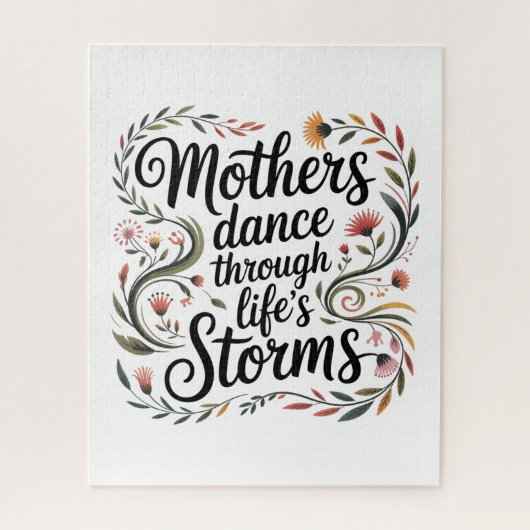 Mothers Dance Through Life's Storms Puzzle (Vertikal)