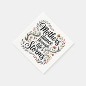 Mothers Dance Through Life's Storms Serviette (Ecke)