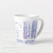 Mother's Day 2026 Brush Strokes Wildflowers  Milchtasse (Rechte Ecke)
