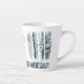 Mother's Day 2026 Brush Strokes Wildflowers  Milchtasse (Rechts)