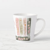 Mother's Day 2026 Brush Strokes Wildflowers Milchtasse (Rechts)