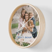Mother's day best mum wall clock uhr (Winkel)