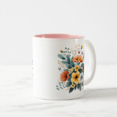 Mother's Day Boho Flowers Clipart-61983 Zweifarbige Tasse (VorderseiteRechts)