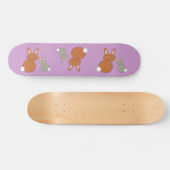 Mothers Day Bunnies Skateboard (Horizontal)