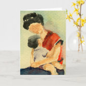 Mother's Day Card Karte (Gelbe Blume)