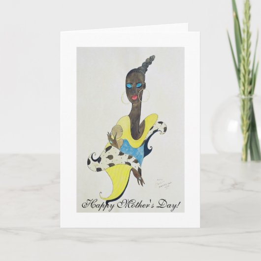 Mother's day card karte (Vorderseite)