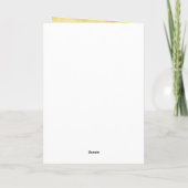 Mother's Day Card Karte (Rückseite)