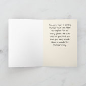 Mother's Day Card with Flowers Karte (Innenseite)