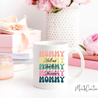 Mother's day coffee mug, personalized children's kaffeetasse