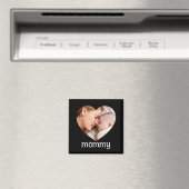 mothers day  cute heart photo  magnet (In Situ (Geschirrspüler))