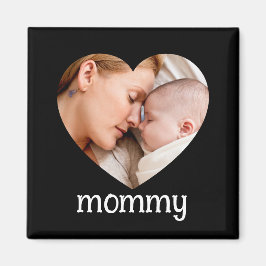 mothers day  cute heart photo  magnet