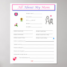 Mother's Day Daughter Interview Download druckbar Poster