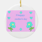 Mother's day decoration keramik ornament (Hinten)