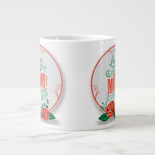 mothers-day-desgin Jumbo-Tasse (Vorderseite)