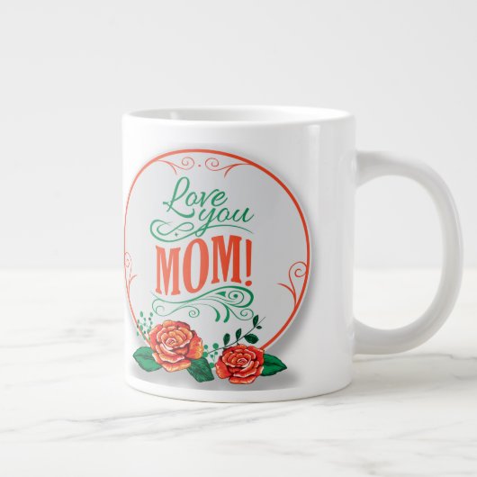 mothers-day-desgin Jumbo-Tasse (Rechts)