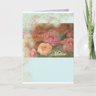 Mother's Day exquisite Illustrationsgrüße Karte