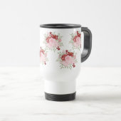 Mother's Day Floral Pattern Thermal Tumbler Reisebecher (VorderseiteRechts)