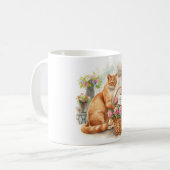 Mother's Day for Cat mom Siamese cat lovers Kaffeetasse (Vorderseite Links)