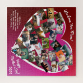 Mother's Day Foto Collage Geschenk Custom Puzzle (Horizontal)
