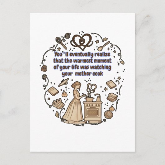 mother's day gifts postkarte (Vorderseite)