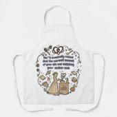 mother's day gifts schürze (Vorderseite)